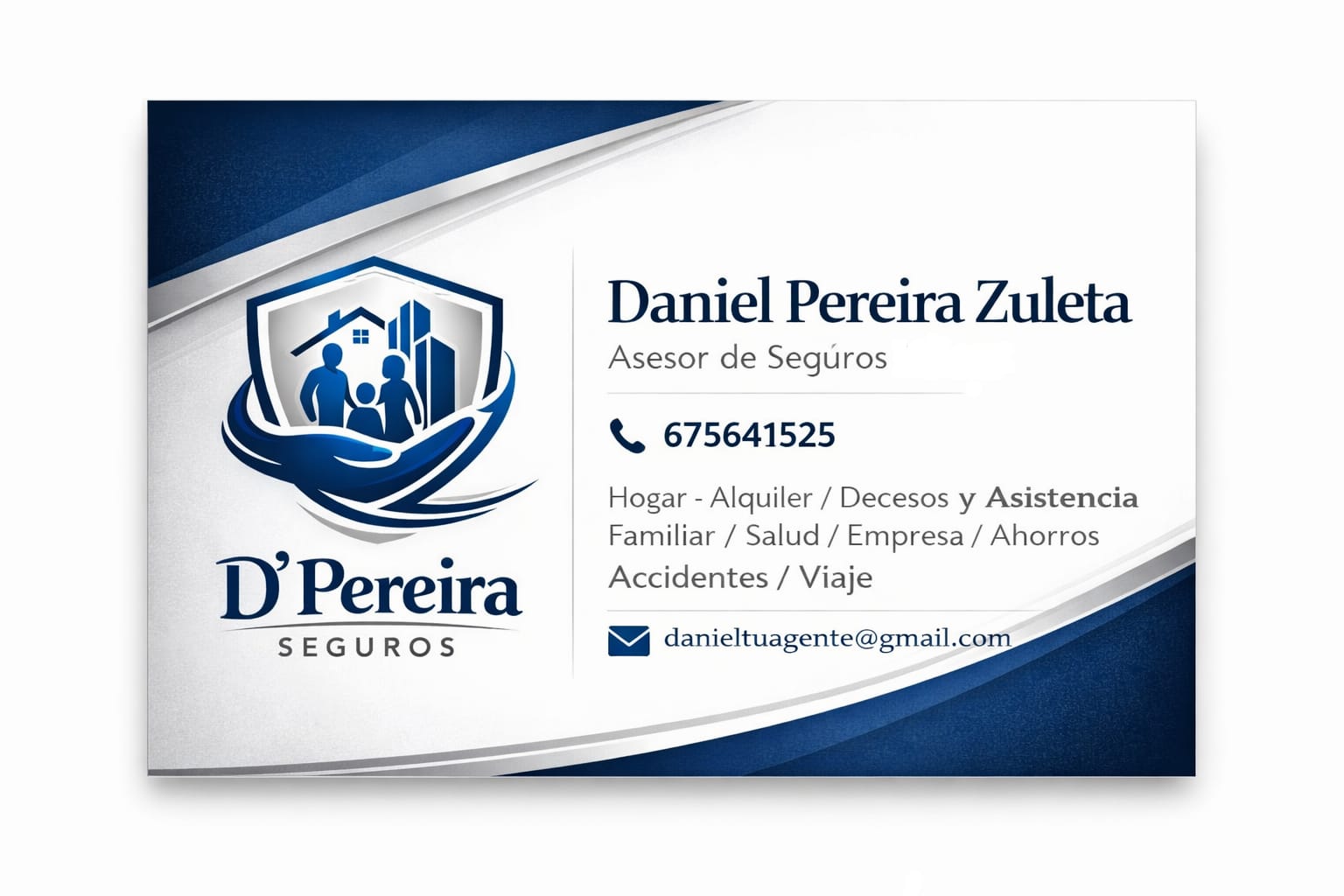 D'Pereira Seguros - Daniel Pereira Zuleta, Asesor de Seguros